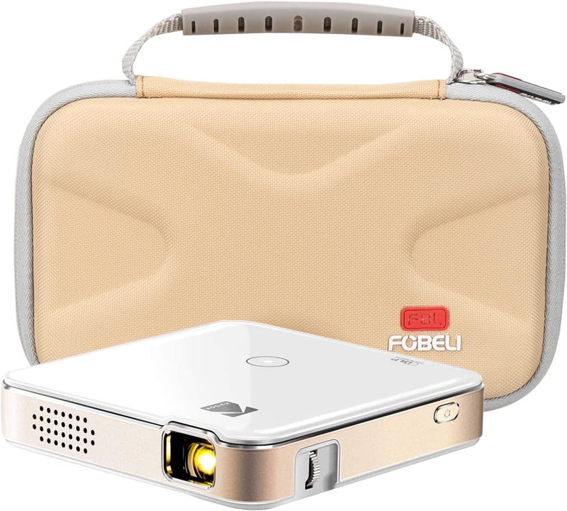 FBLFOBELI EVA Hard Storage Carrying Case for KODAK Luma 150 Ultra Mini Pocket Pico Projector (Khaki) - Image 3